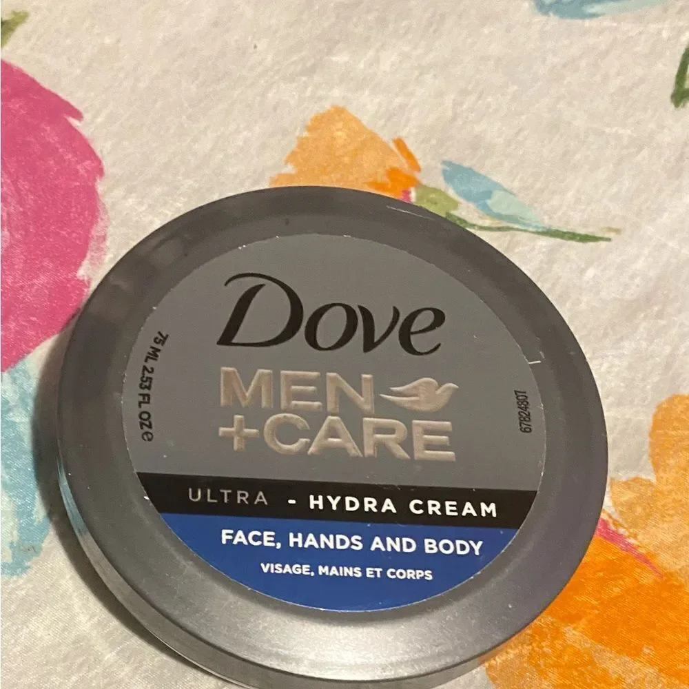 🛍️ Dove Men Care Ultra Hydra Cream Face, Hands and Body 2.53 FLOZ.(75ml)💥
